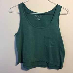 American Eagle turquoise tank top